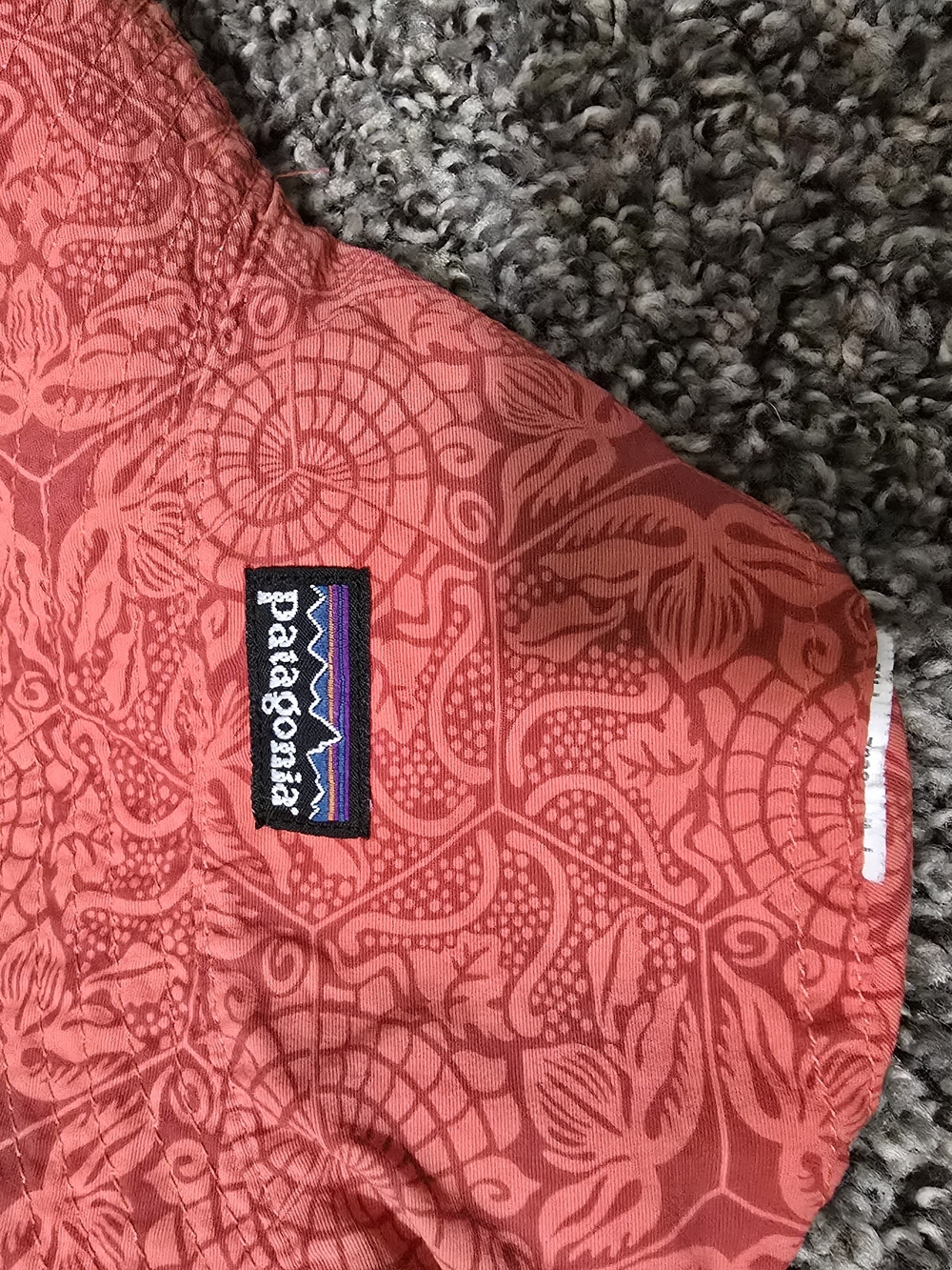 Patagonia Coral Printed bucket hat